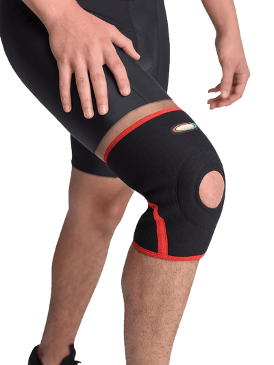 MAXAR Bio-Magnetic Airprene Knee Brace - Open Patella, Terrycotton Lining: BMK-219