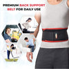 MAXAR Bio-Magnetic Deluxe Back Support Belt - Far Infrared W/ Cera Heat Fabric