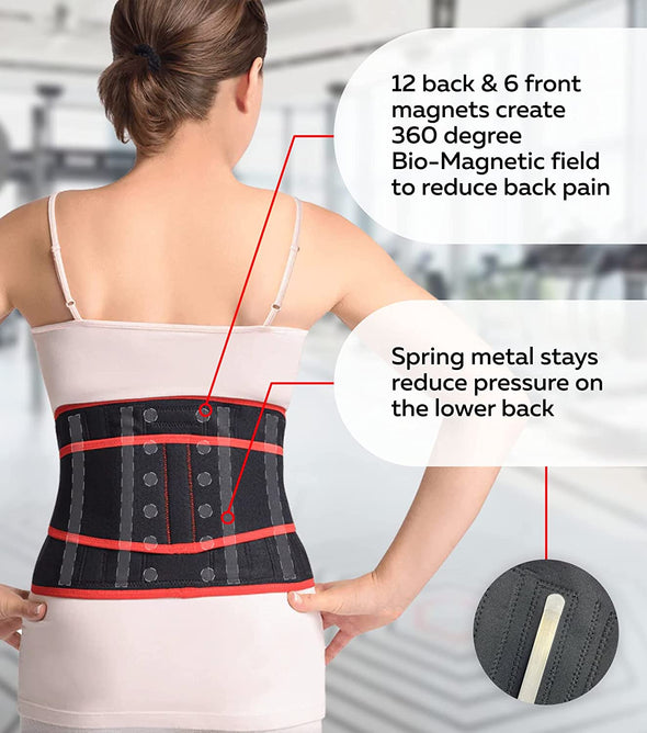 MAXAR Bio-Magnetic Back Support Belt