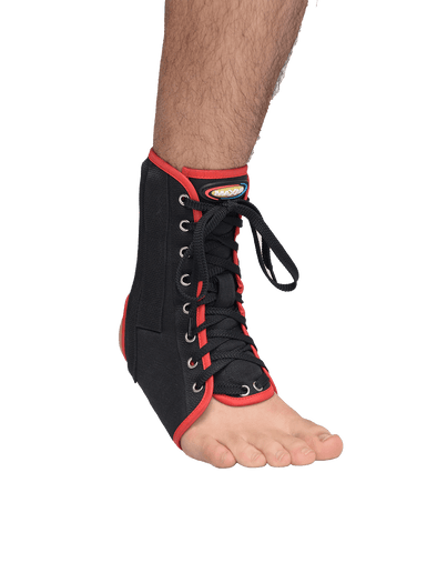 MAXAR Canvas Lace Up Ankle Support Brace - Maxar Braces