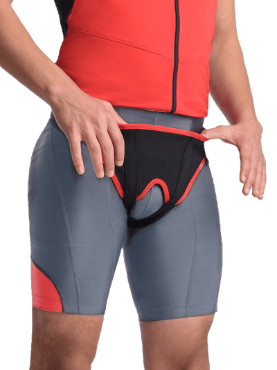 MAXAR Deluxe Hernia Support - Double Sided with Removable Inserts: HS-484