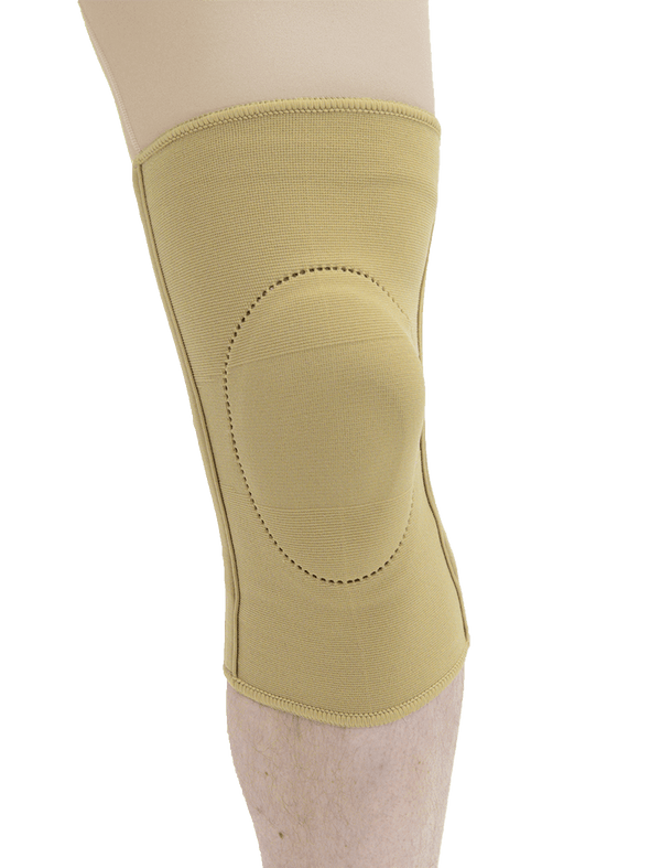 MAXAR Elastic Knee Brace with Donut-Shaped Silicone Ring and Metal Stays - Maxar Braces