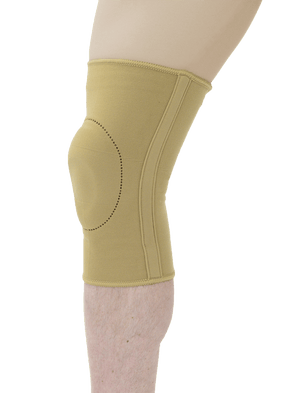 MAXAR Elastic Knee Brace with Donut-Shaped Silicone Ring and Metal Stays - Maxar Braces