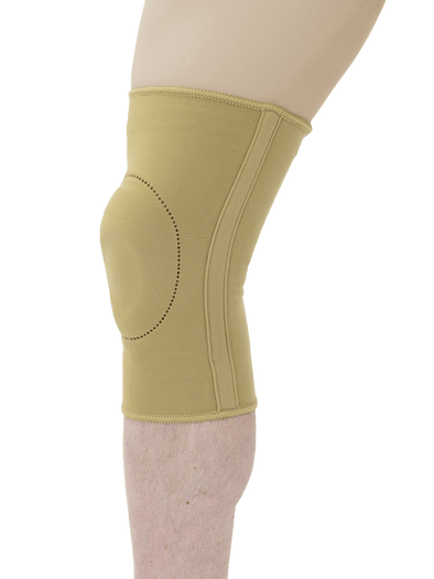 MAXAR Elastic Knee Brace with Donut-Shaped Silicone Ring and Metal Stays - Maxar Braces